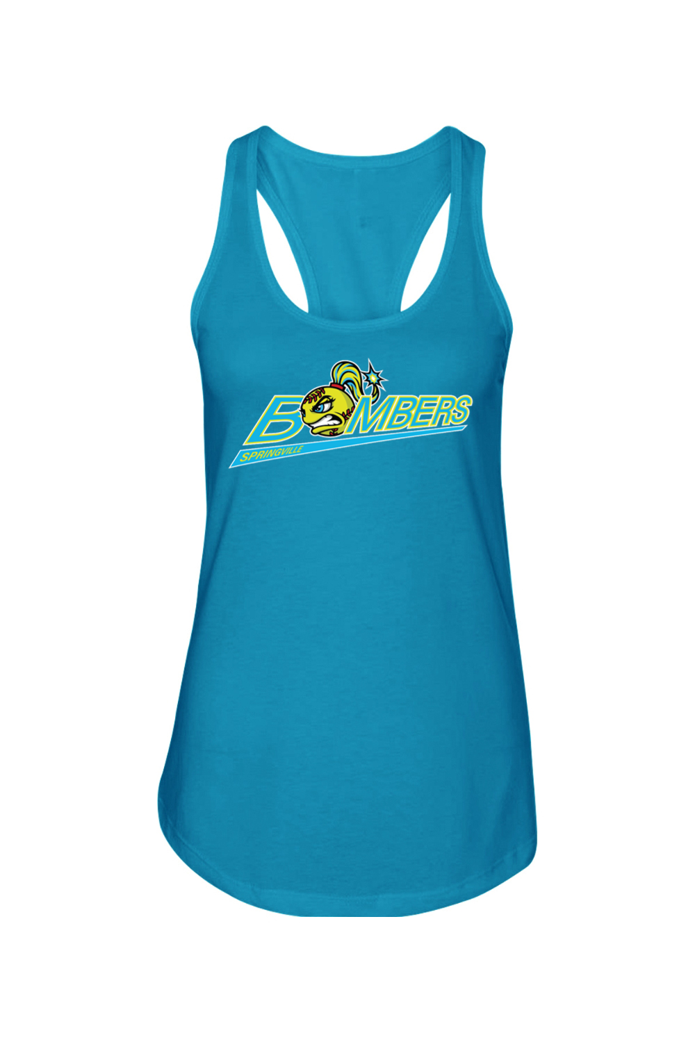Springville Bombers Ladies Racerback Tank