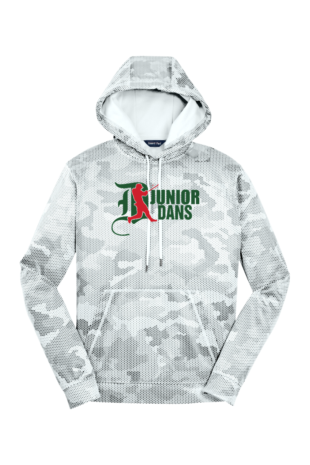 Junior Dans Baseball CamoHex Fleece Hooded Pullover