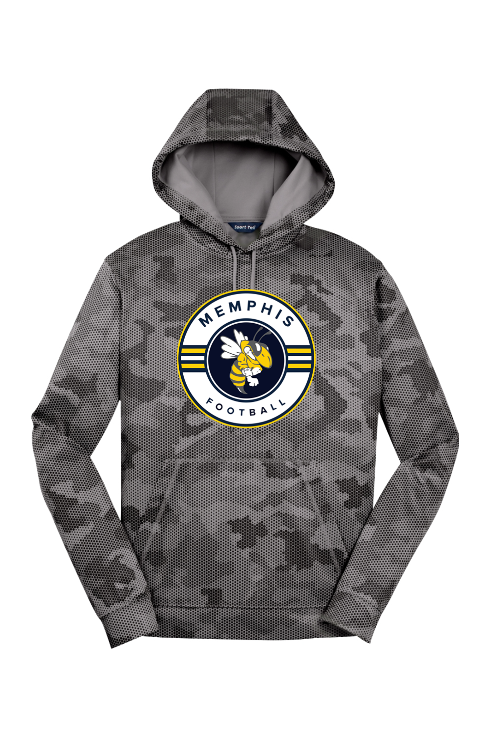 Memphis Football DTF Sport-Wick CamoHex Fleece Hooded Pullover