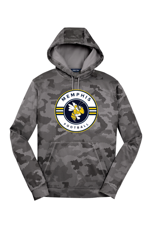 Memphis Football DTF Sport-Wick CamoHex Fleece Hooded Pullover
