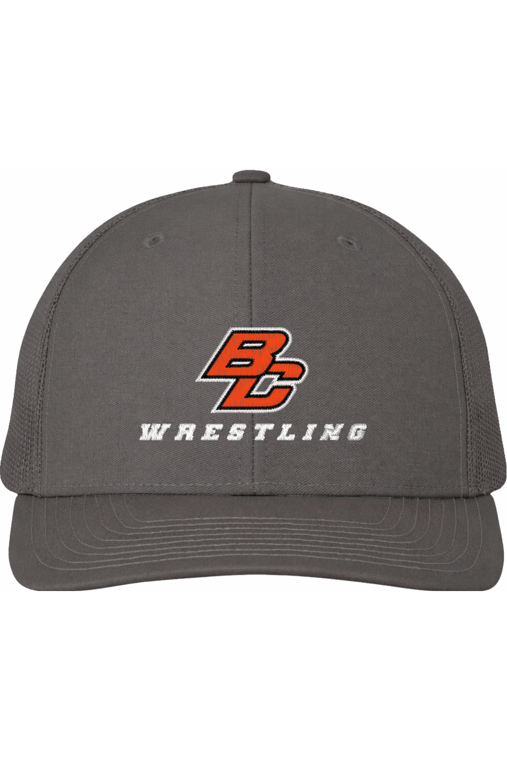 BC Youth Boys Wrestling Embroidered Snapback Trucker Cap