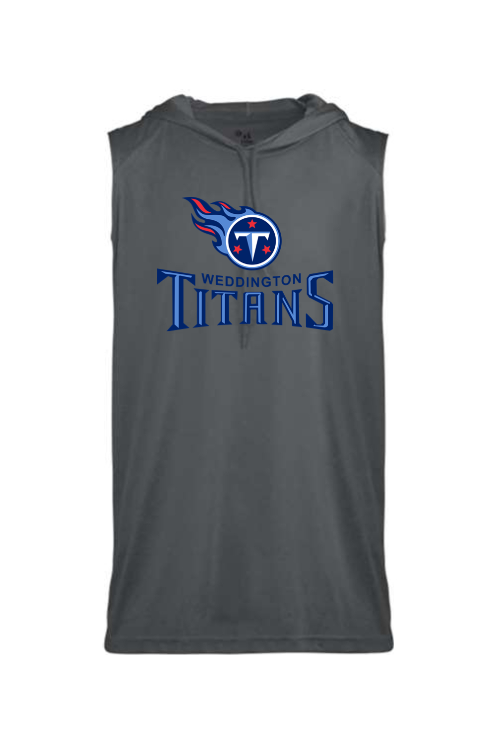 Weddington Titans Sleeveless Youth Hood Tee