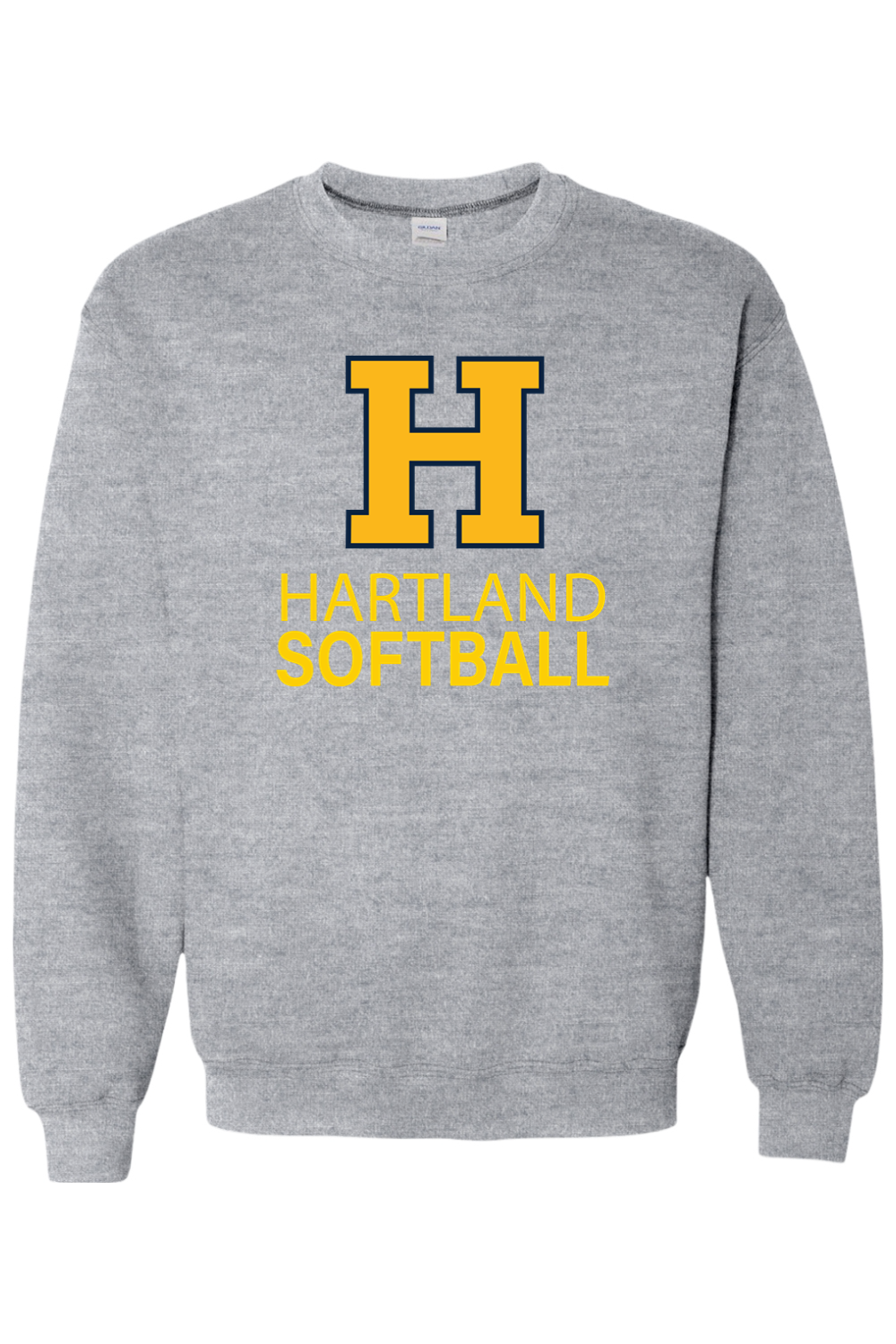 Hartland Softball Heavy Blend Crewneck Sweatshirt