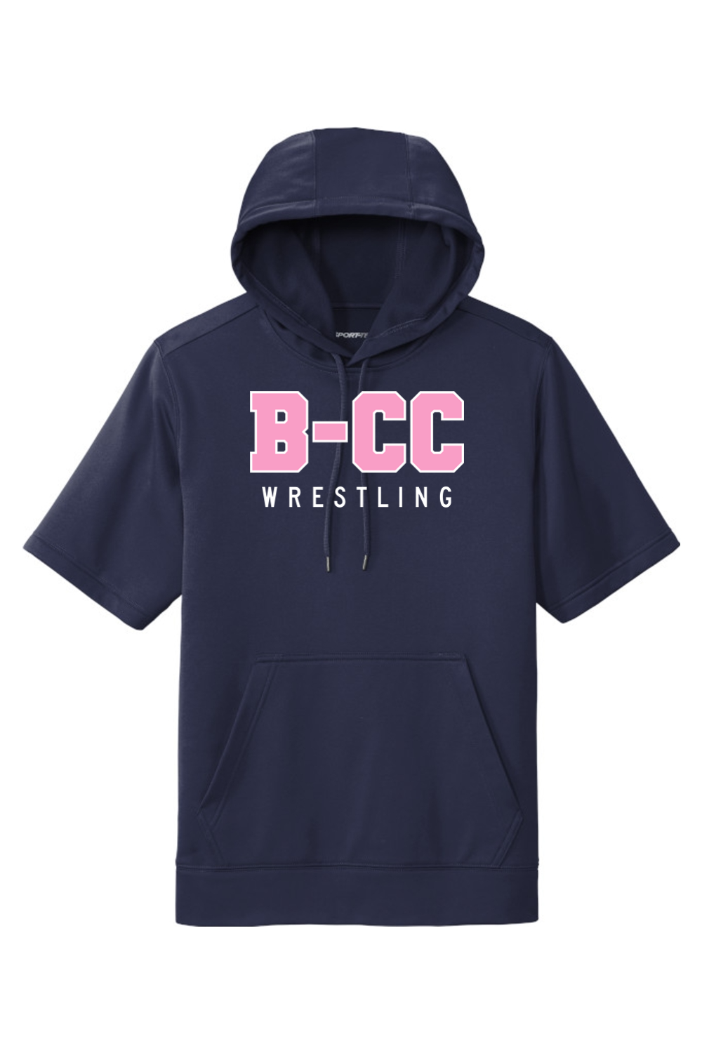 B-CC Wrestling DTF Fleece Short Sleeve Hooded Pullover