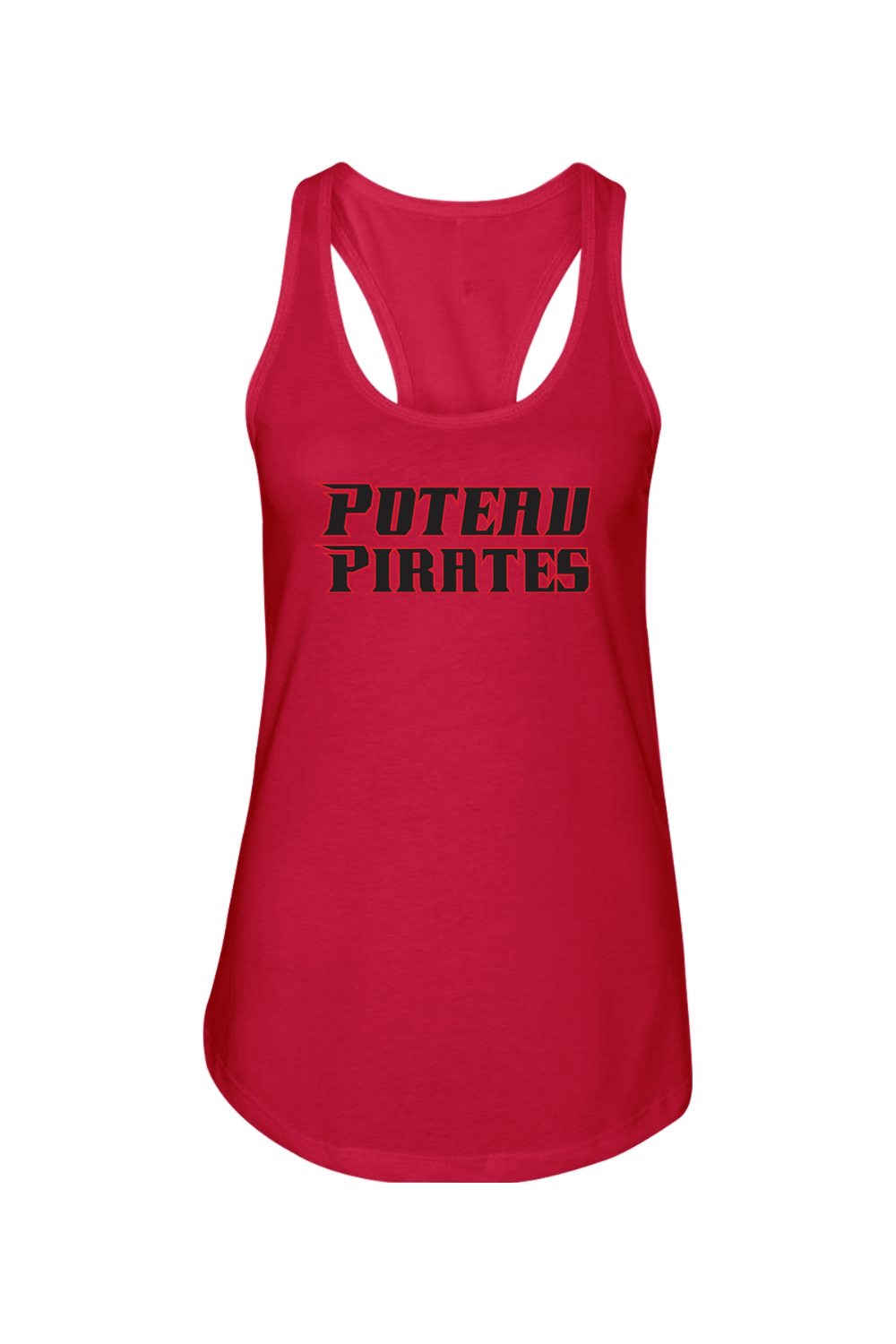 Poteau Pirates Ladies Racerback Tank