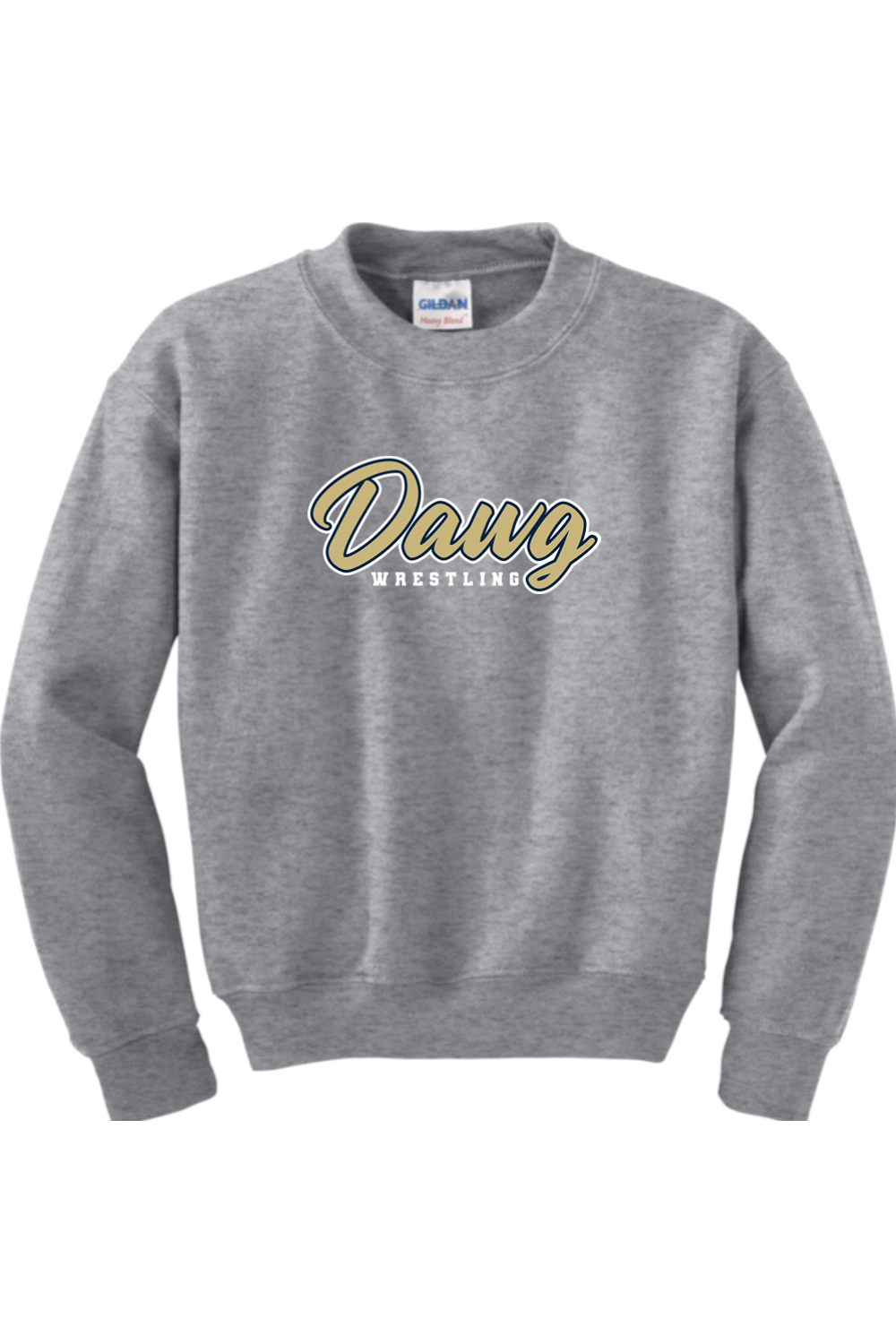 Otsego Middle School Wrestling DTF Youth Heavy Blend Crewneck Sweatshirt