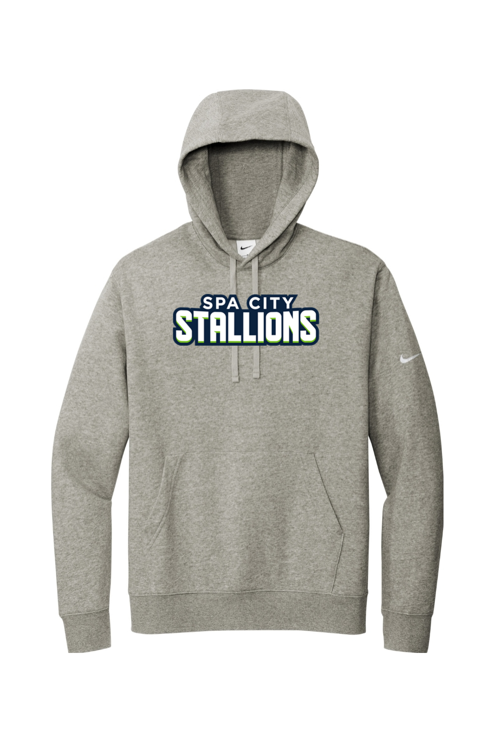 Spa City Stallions DTF Nike Club Fleece Sleeve Swoosh Pullover Hoodie