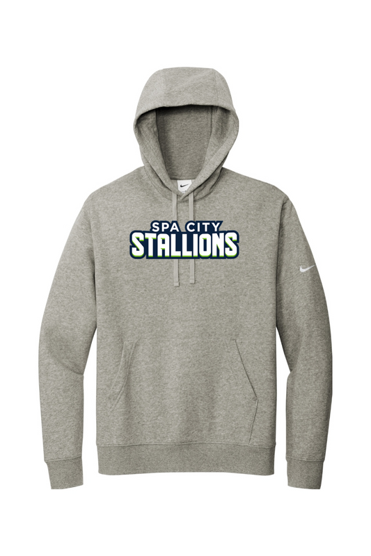 Spa City Stallions DTF Nike Club Fleece Sleeve Swoosh Pullover Hoodie