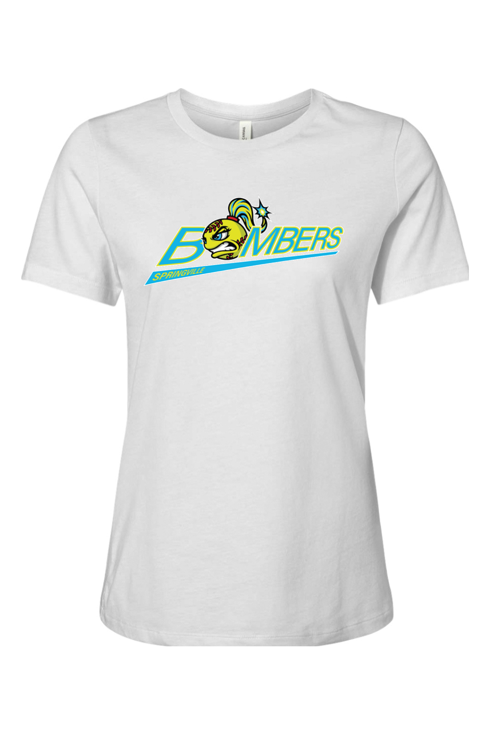 Springville Bombers Women’s Relaxed Jersey Short Sleeve Tee