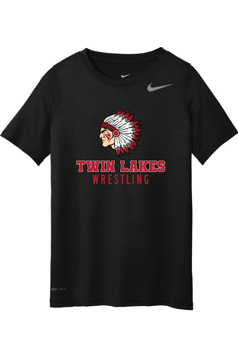 Twin Lakes Wrestling DTF Nike Youth Team rLegend Tee