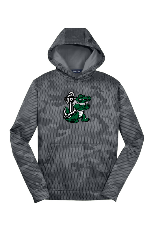 West Bloomfield Football Youth Sport-Wick CamoHex Fleece Hooded Pullover