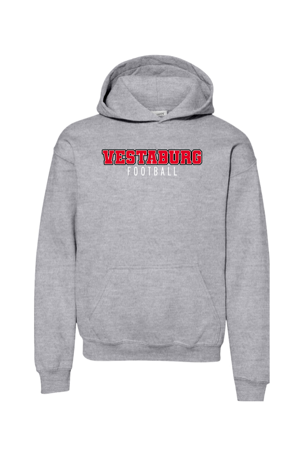 Vestaburg Football DTF Youth Heavy Blend Hooded Sweatshirt