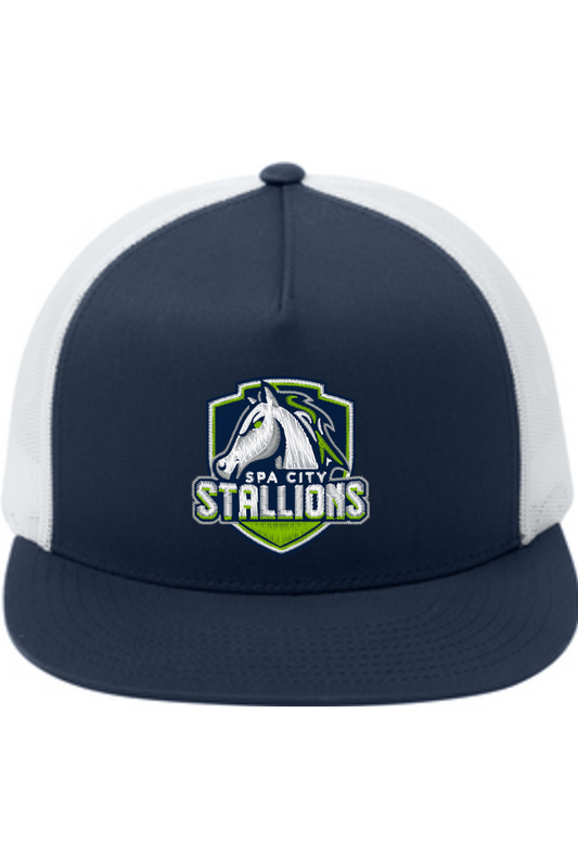 Spa City Stallions 5-Panel Classic Trucker Mesh Back Cap (Fulfill)