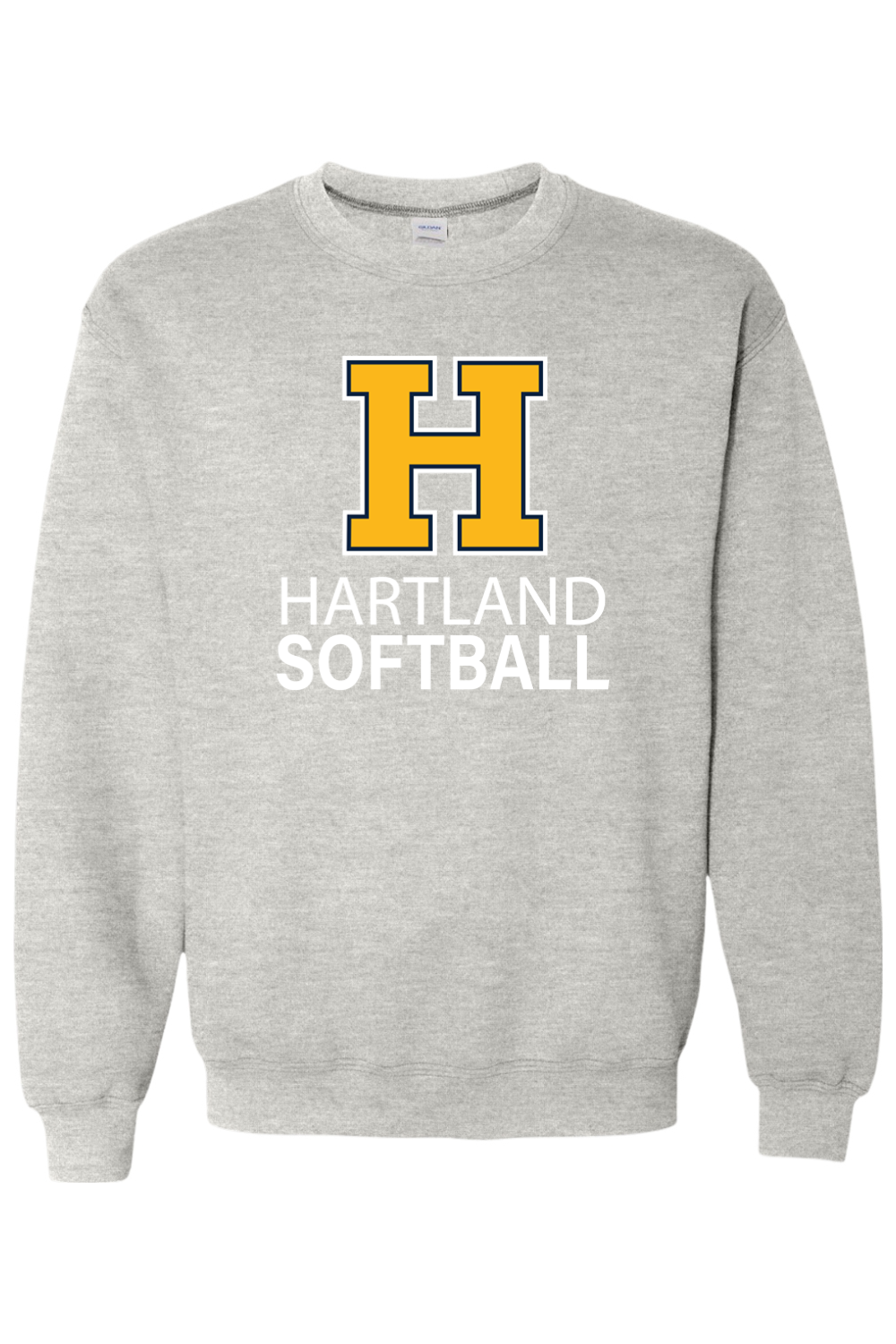 Hartland Softball Heavy Blend Crewneck Sweatshirt