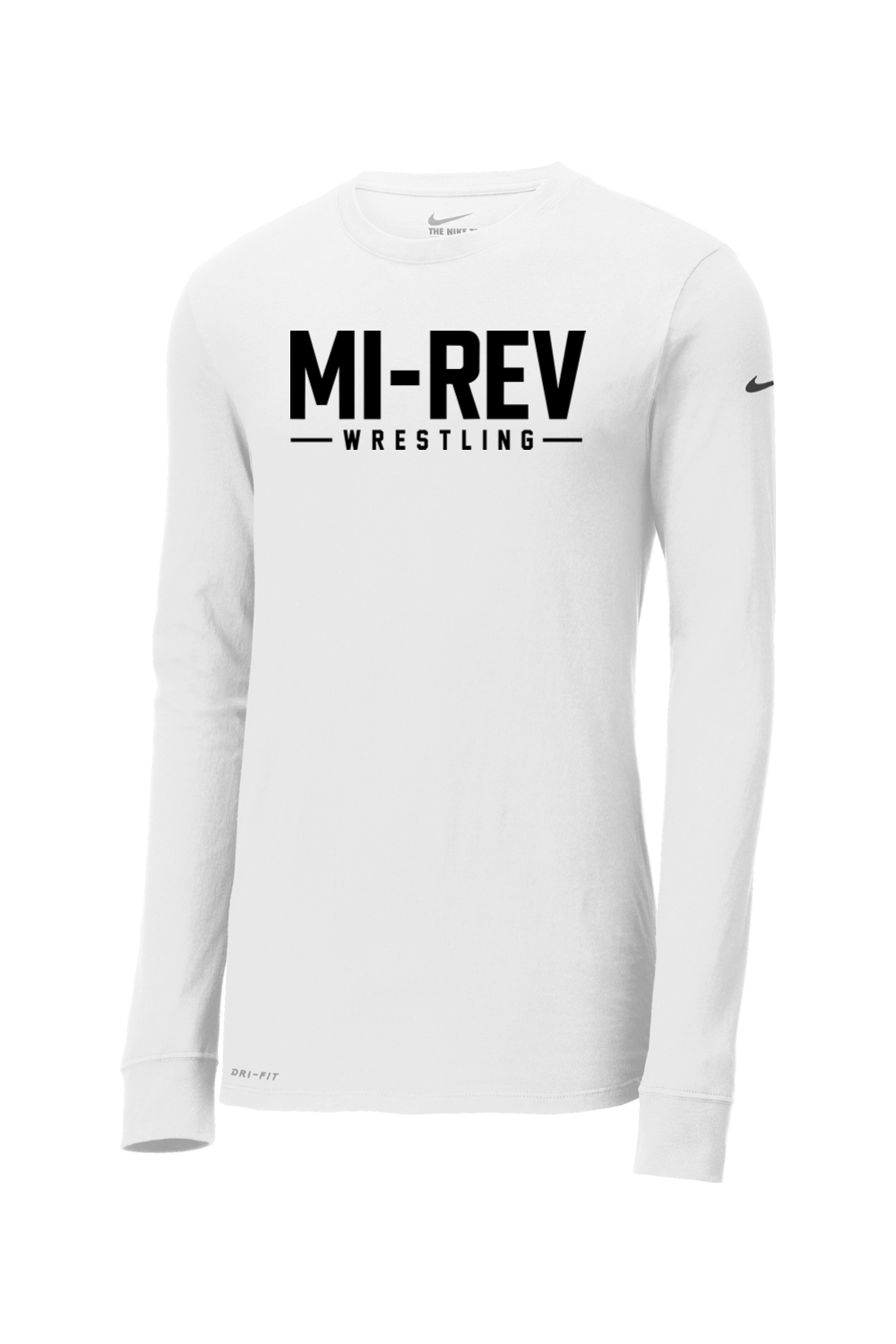 MI-REV Wrestling DTF Nike Dri-FIT Cotton/Poly Long Sleeve Tee