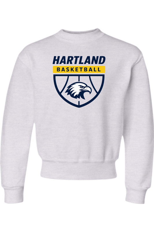 Hartland Basketball Youth NuBlend Crewneck Sweatshirt