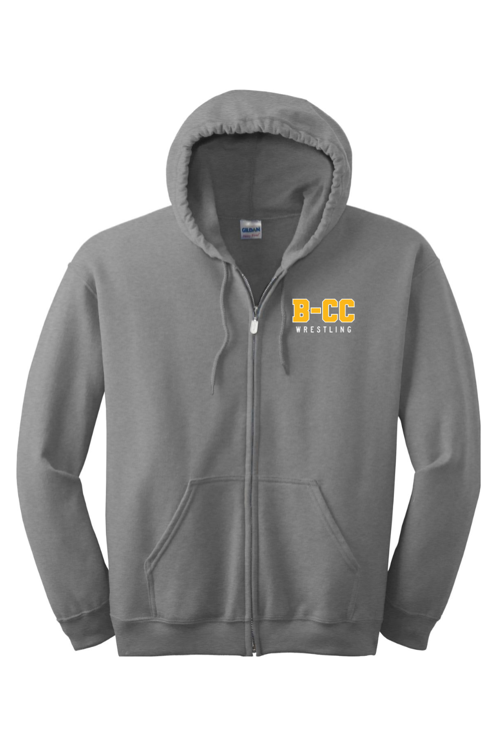 B-CC Wrestling DTF Heavy Blend Full-Zip Hooded Sweatshirt
