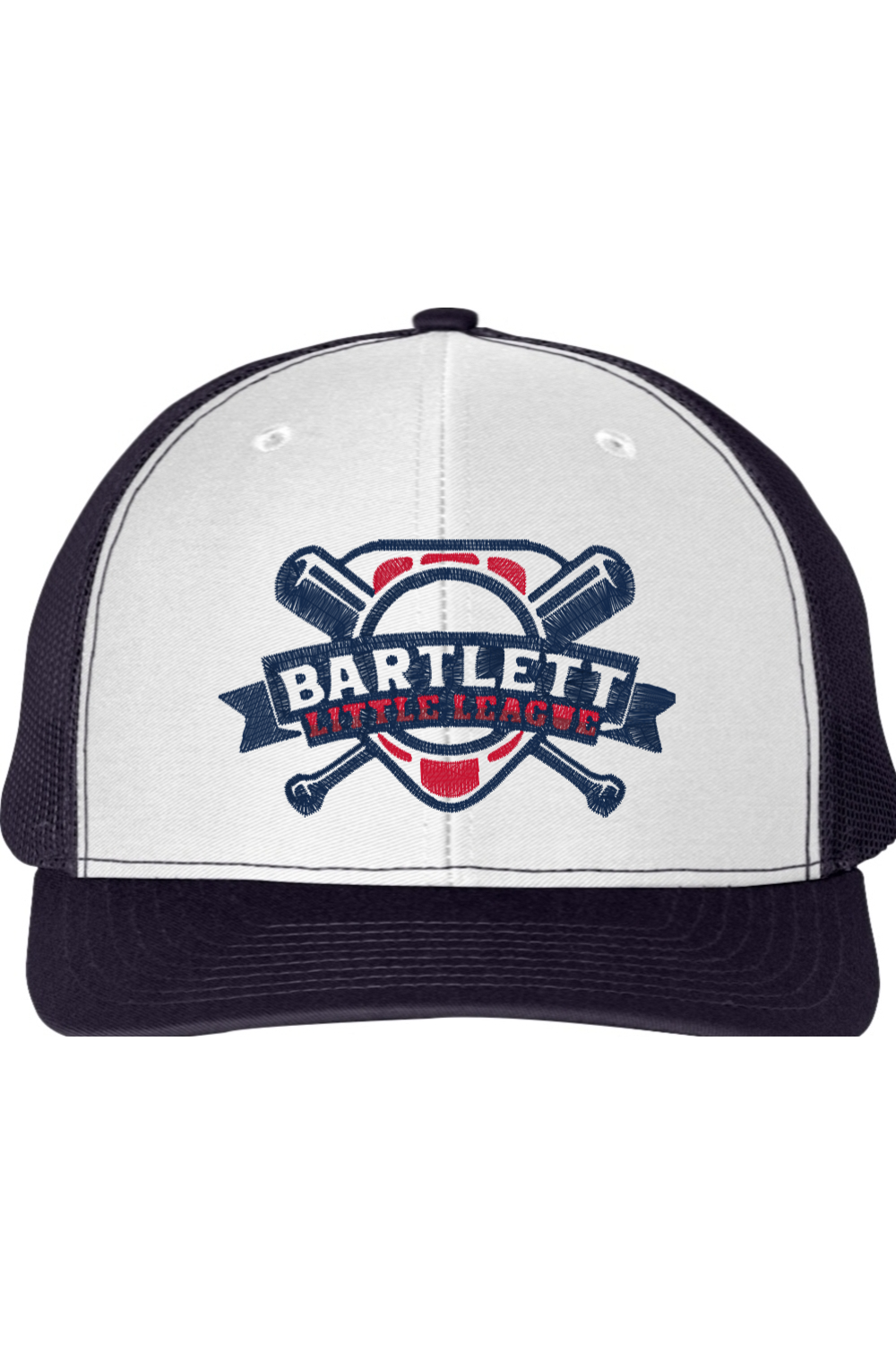 Bartlett Little League Baseball Embroidery Snapback Trucker Cap