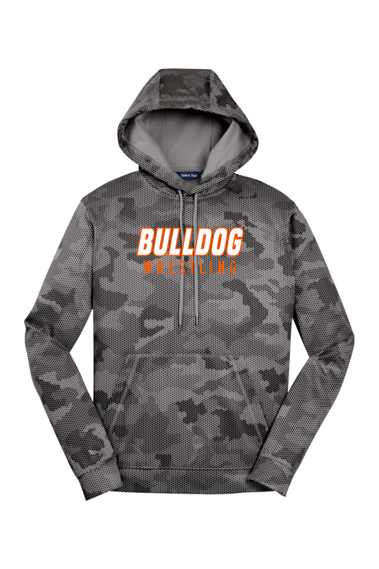 BC Boys Youth Wrestling DTF CamoHex Fleece Hooded Pullover