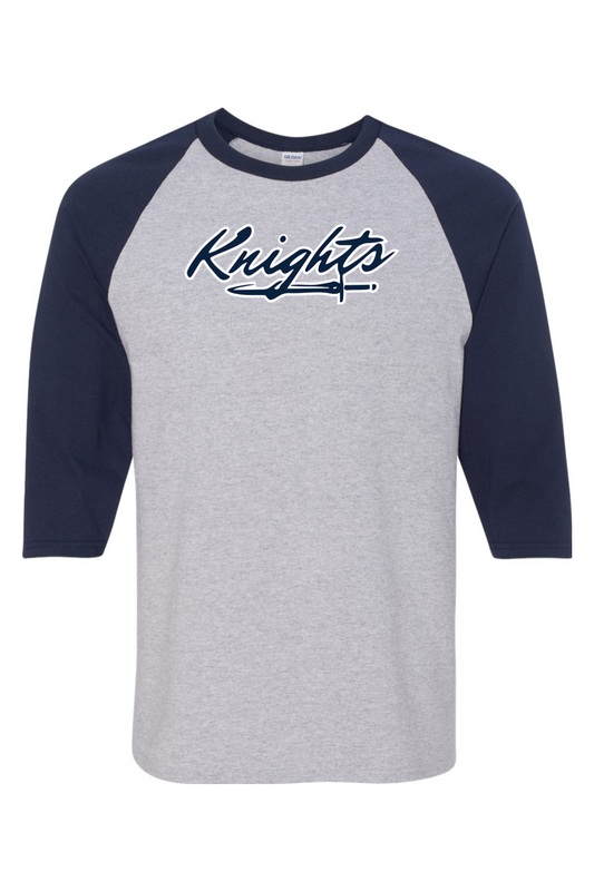 Gildan Heavy Cotton Raglan Three-Quarter Sleeve T-Shirt