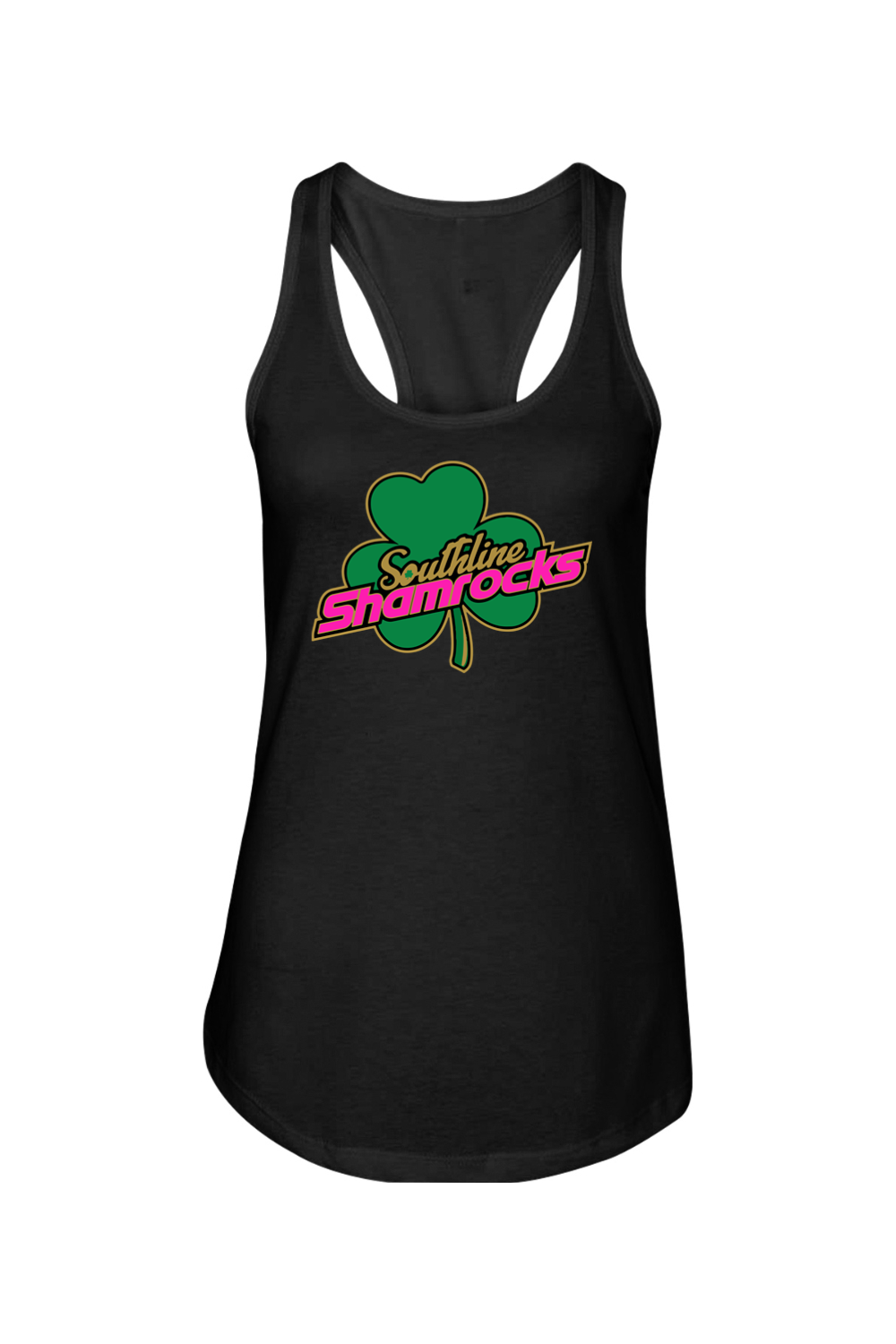 Shamrocks Softball Ladies Racerback Tank