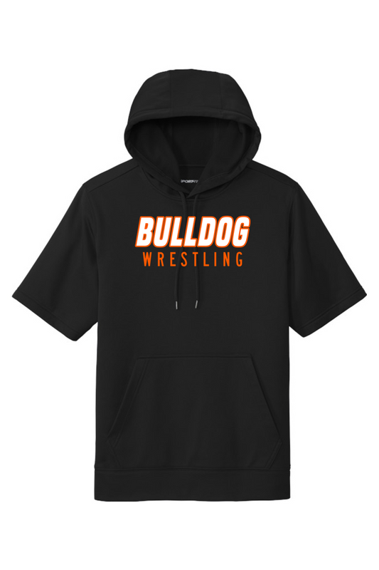 BC Boys Youth Wrestling DTF Sport-Wick Fleece Short Sleeve Hooded Pullover