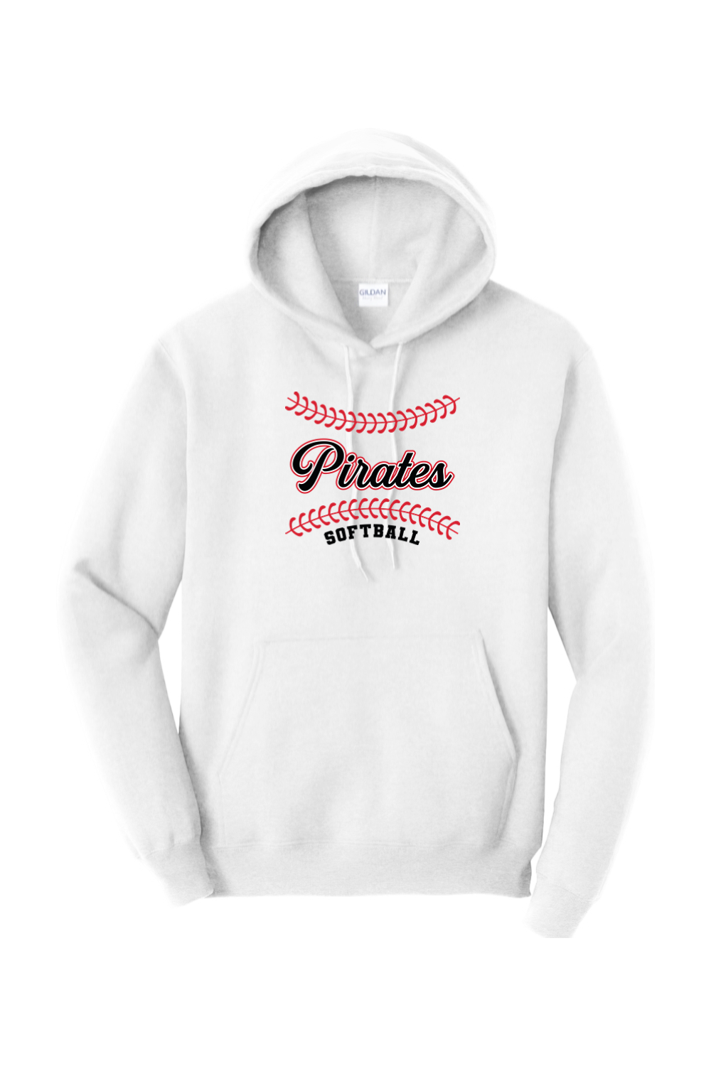 Cardington Pirates Softball DTF Blend Hooded Sweatshirt