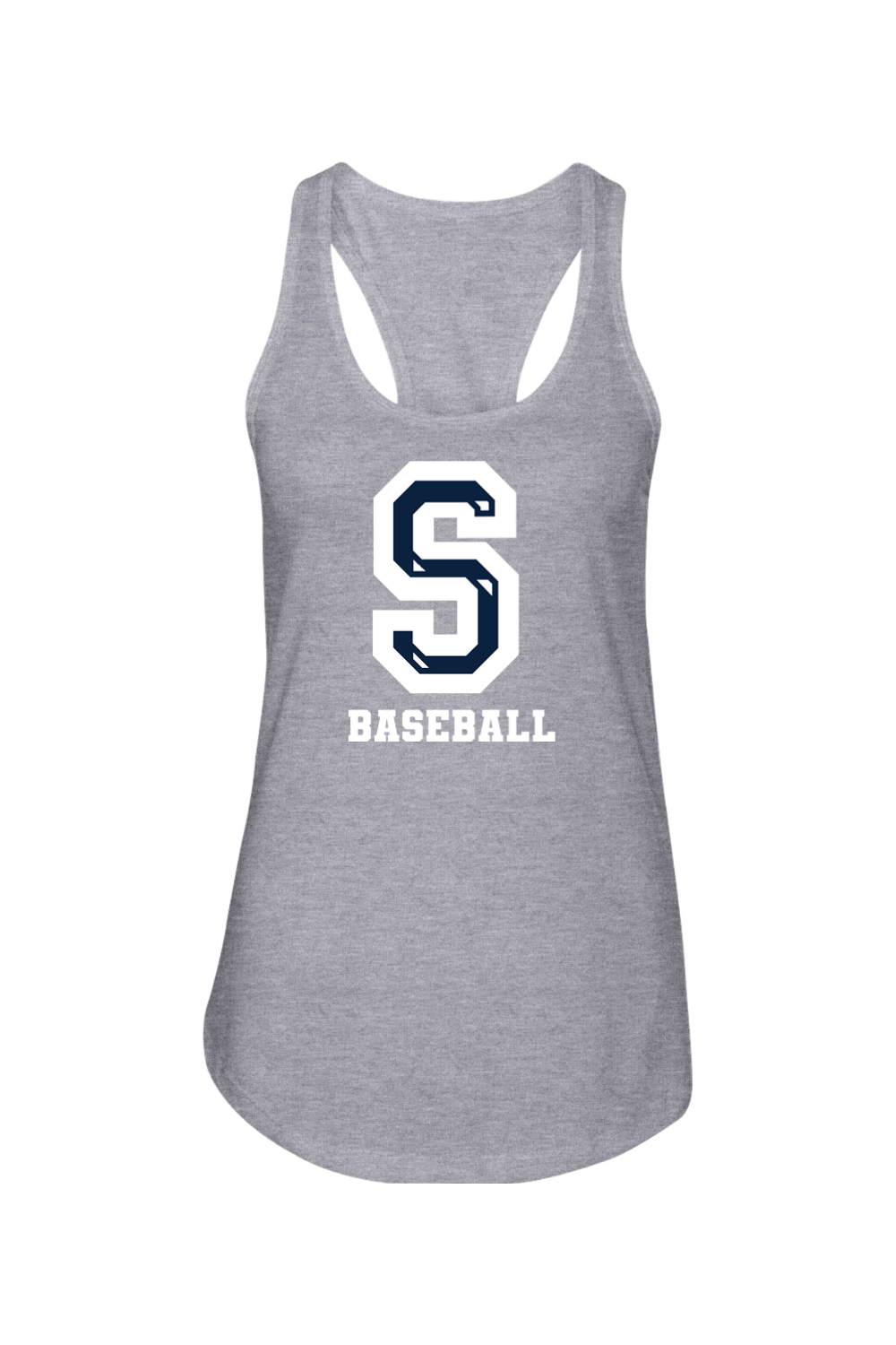 Sluggers Baseball Ladies Racerback Tank