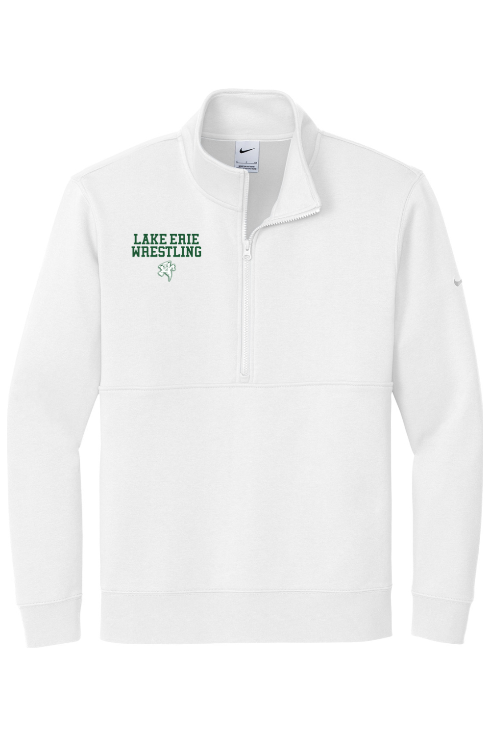 Lake Erie Wrestling DTF Nike Club Fleece Sleeve Swoosh 1/2-Zip