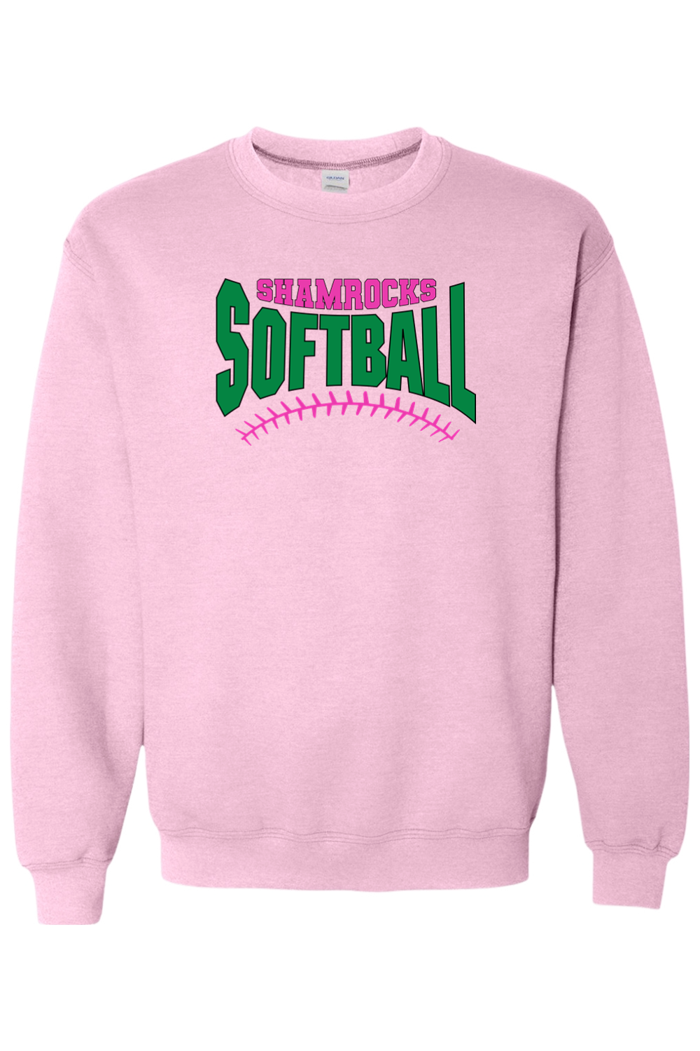 Shamrocks Softball Heavy Blend Crewneck Sweatshirt