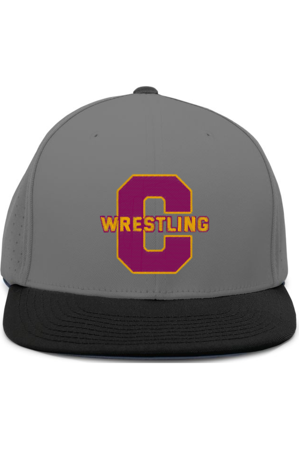 Caro Wrestling Embroidered Pacific Headwear Perforated F3 Performance Flexfit Cap