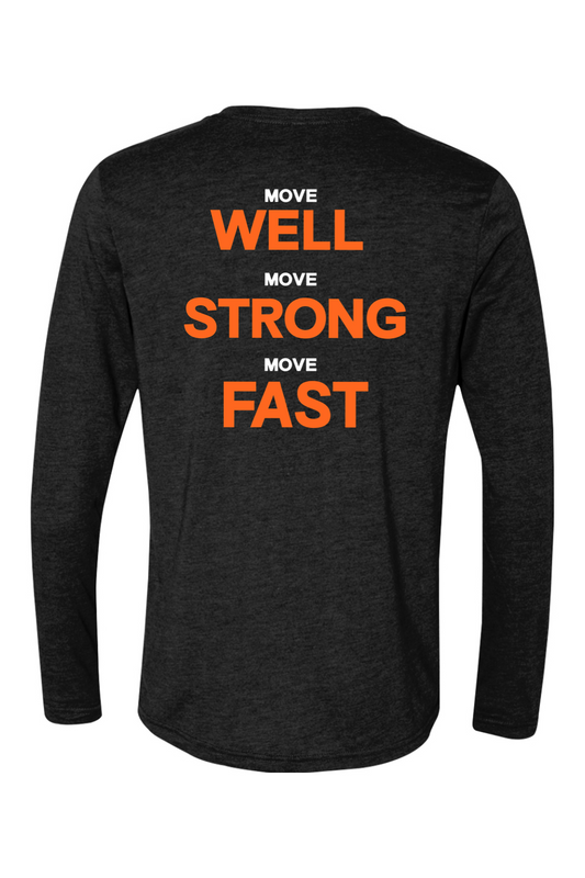 Bulldog Power DTF Triblend Long Sleeve Crew