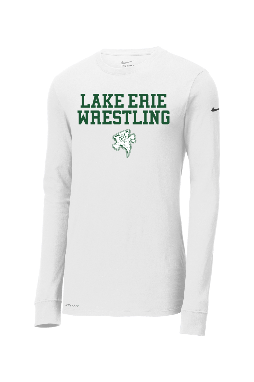 Lake Erie Wrestling DTF Nike Dri-FIT Cotton/Poly Long Sleeve Tee