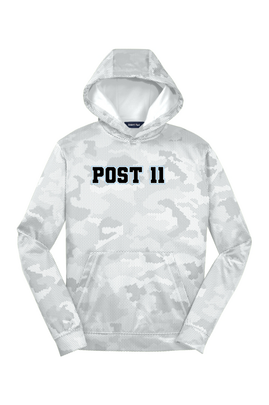 Youth Sport-Tek Sport-Wick CamoHex Fleece Hooded Pullover