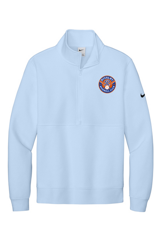 Rivalry Baseball DTF Nike Club Fleece Sleeve Swoosh 1/2-Zip