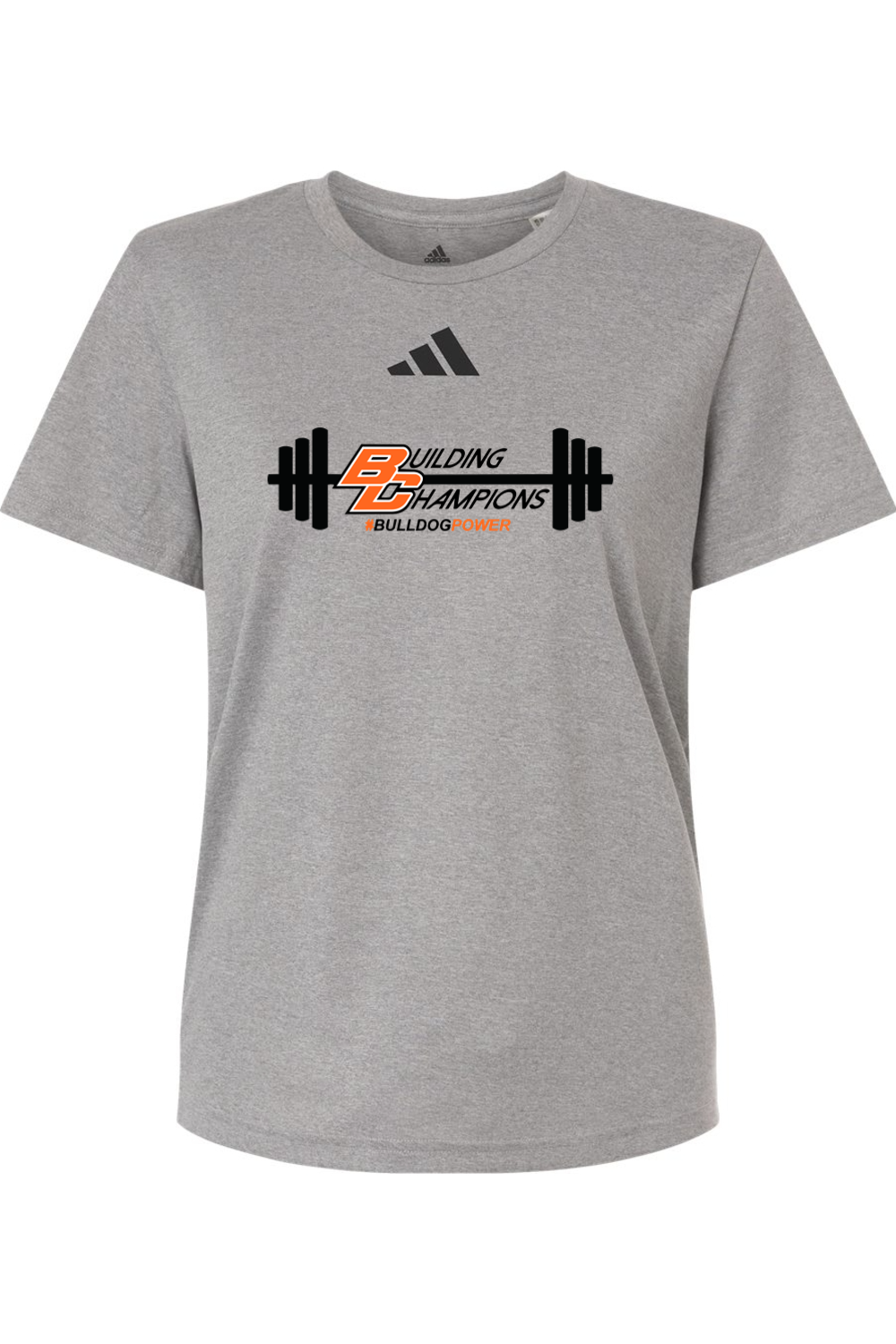 Bulldog Power DTF Adidas Women's Pregame T-Shirt