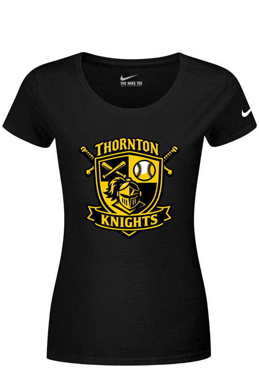 Thornton Knights Nike Ladies Dri-FIT Cotton/Poly Scoop Neck Tee