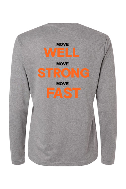 Bulldog Power DTF Adidas Women's Pregame Long Sleeve T-Shirt