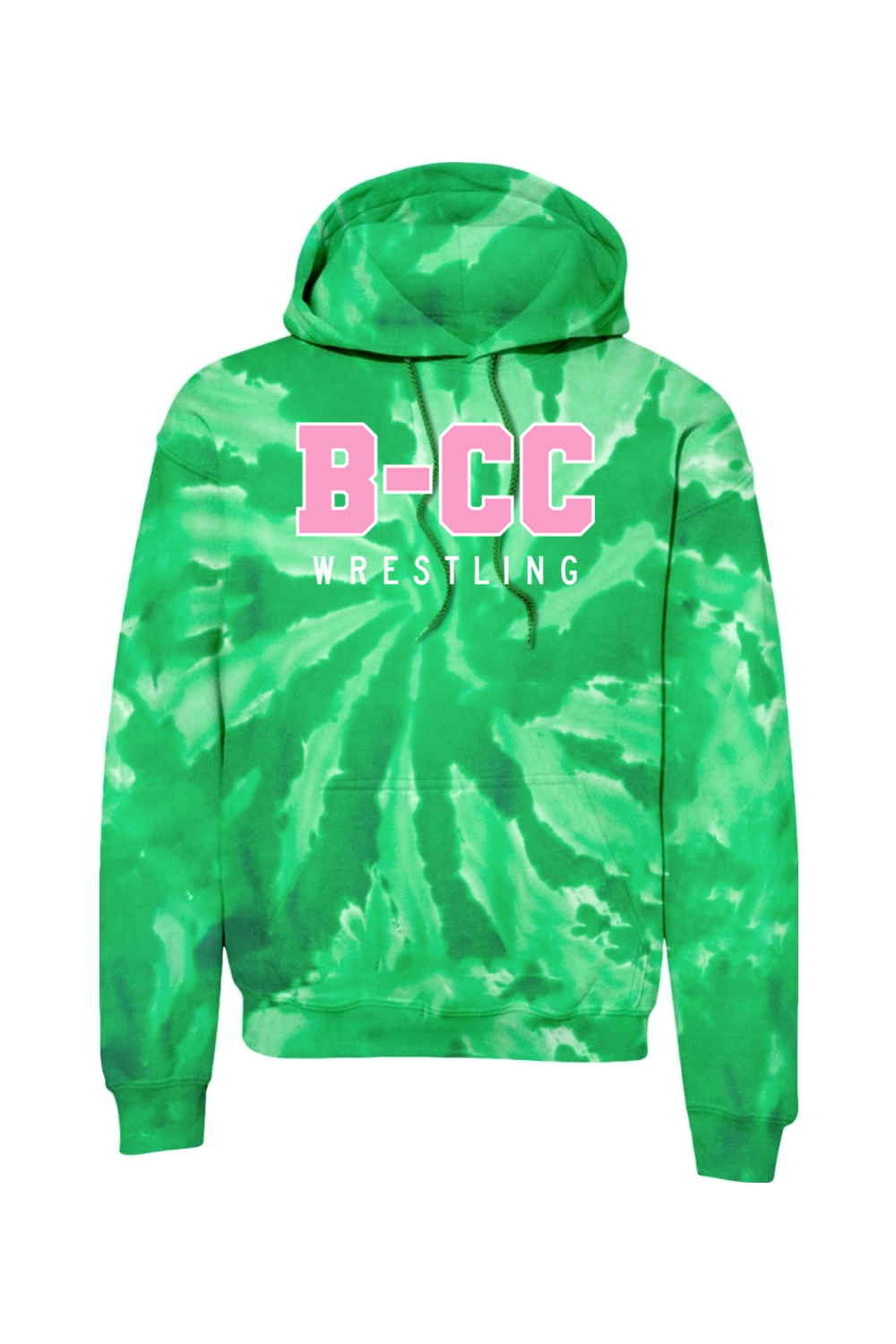 B-CC Wrestling DTF Tie-Dye Pullover Hooded Sweatshirt