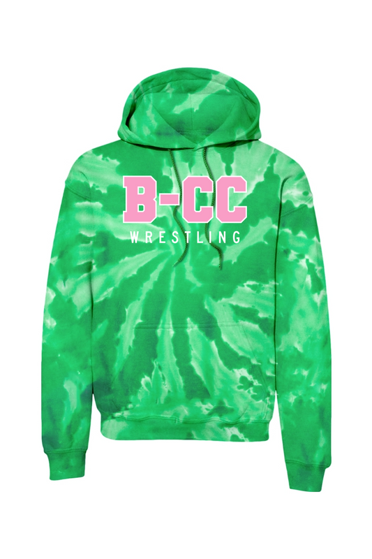 B-CC Wrestling DTF Tie-Dye Pullover Hooded Sweatshirt