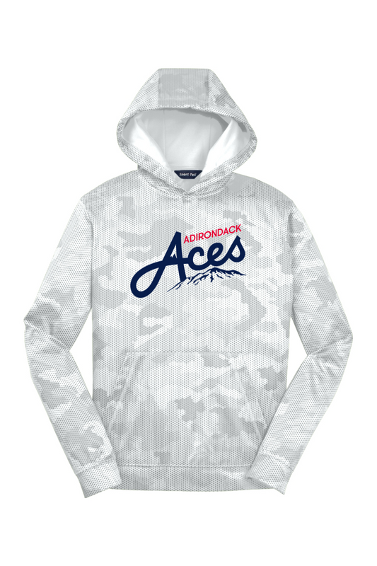 Adirondacks Youth CamoHex Fleece Hooded Pullover