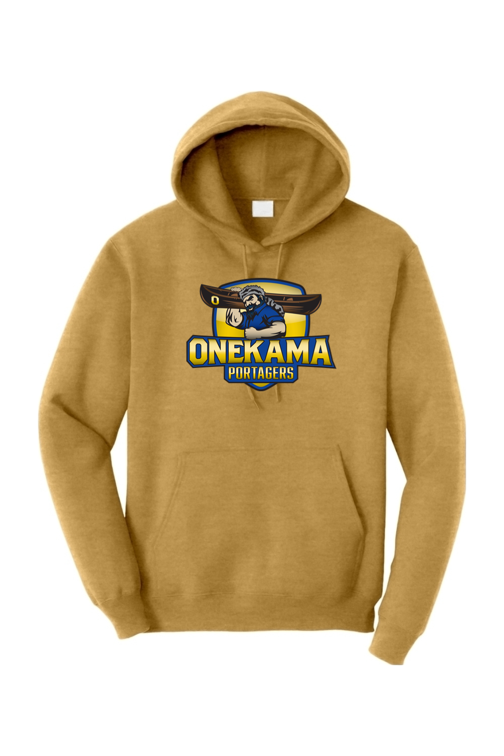 Onekama Portagers Football Heavy Blend Hooded Sweatshirt