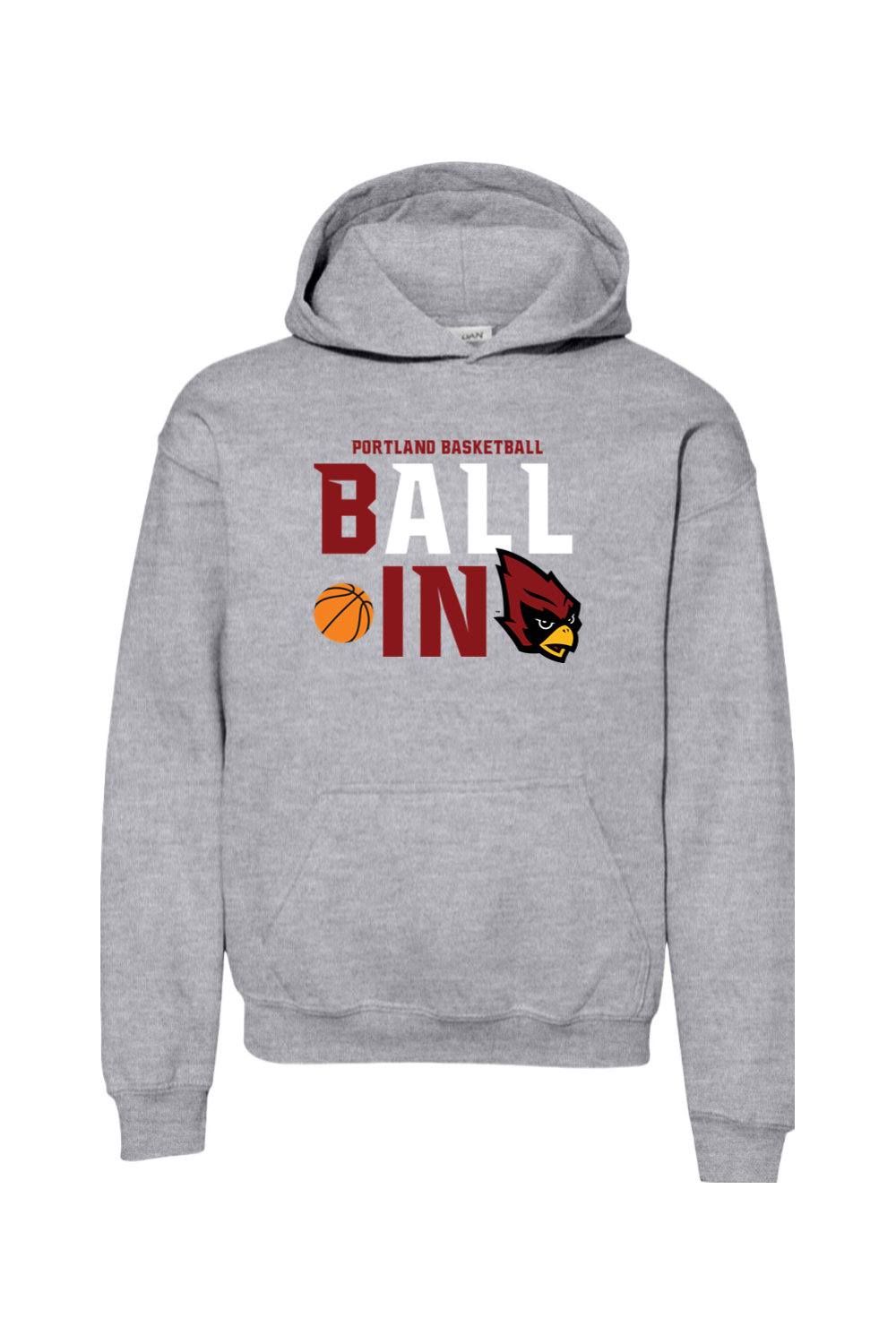 Portland Raider Basketball Youth Heavy Blend Hooded Sweatshirt