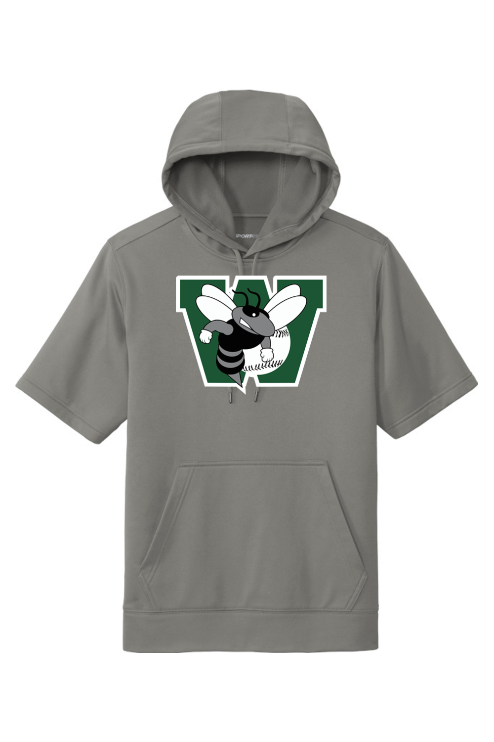 Williamston Stings Fleece Short Sleeve Hooded Pullover