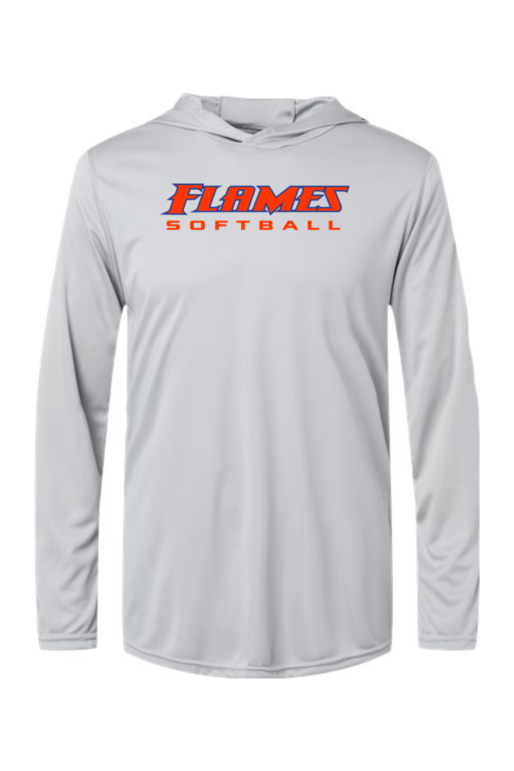 Flames MI Softball DTF Momentum Hooded Long Sleeve T-Shirt