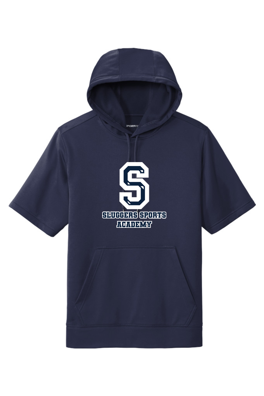 Sluggers Sports Academy Fleece Short Sleeve Hooded Pullover