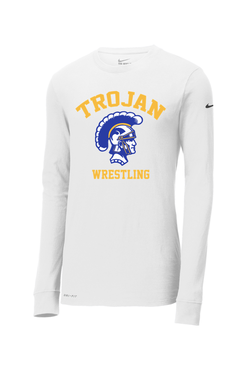 Adrian Madison Wrestling DTF Nike Dri-FIT Cotton/Poly Long Sleeve Tee