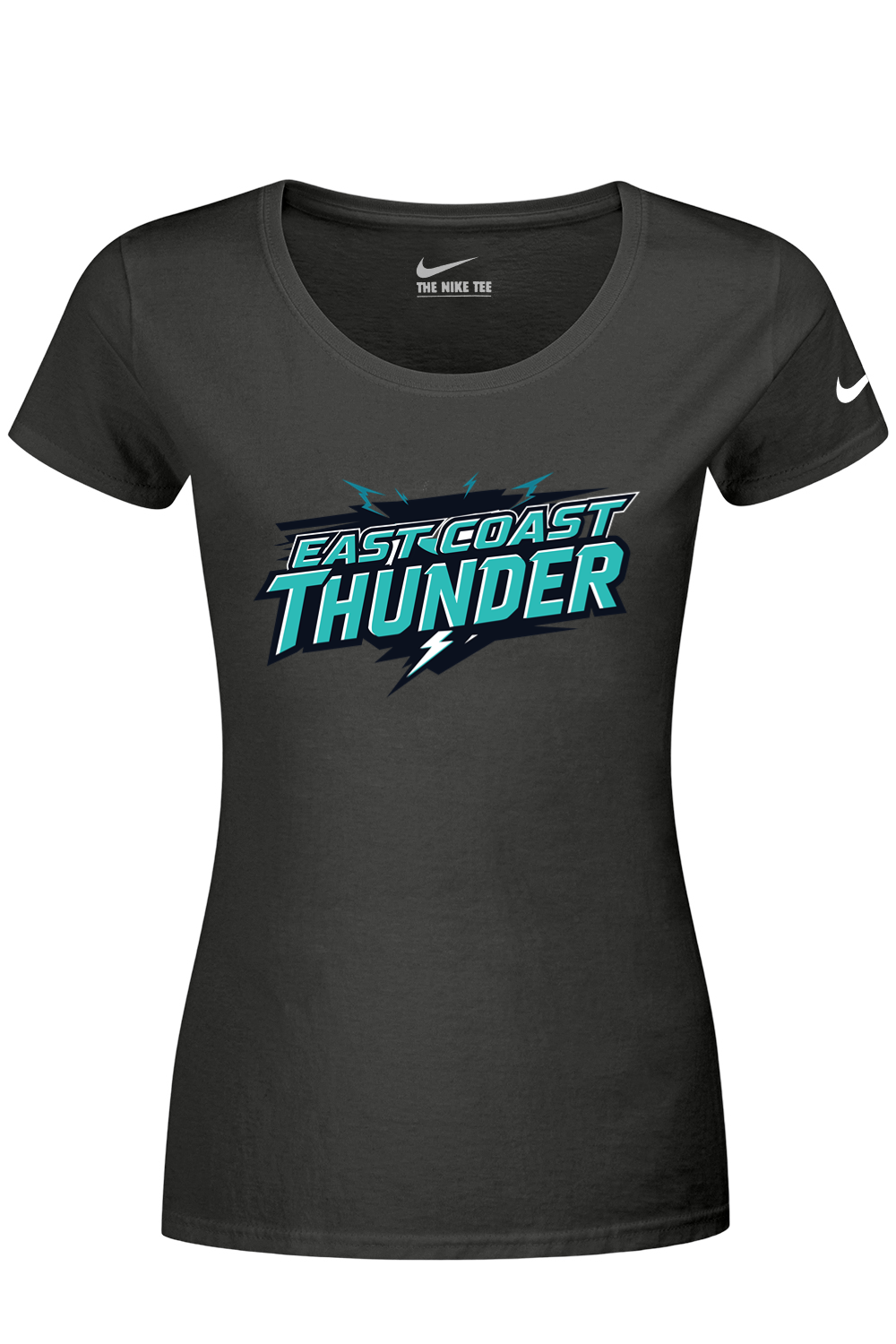 East Coast Thunder DTF Nike Ladies Dri-FIT Cotton/Poly Scoop Neck Tee