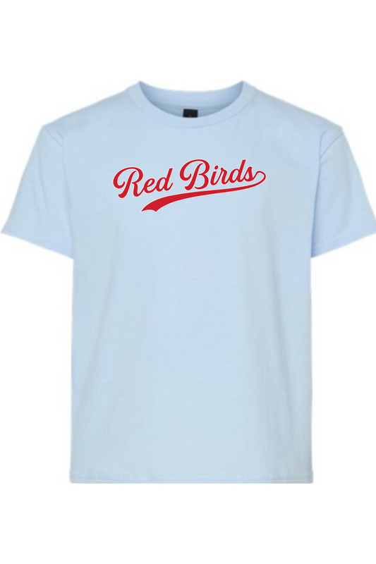 Marion Redbirds Baseball DTF Youth Softstyle T-Shirt