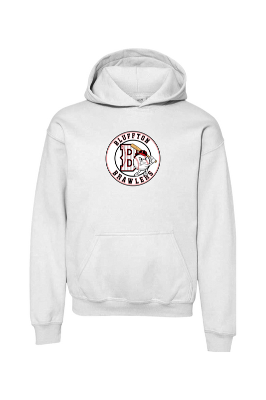 Brawlers Baseball Youth Heavy Blend Hooded Sweatshirt